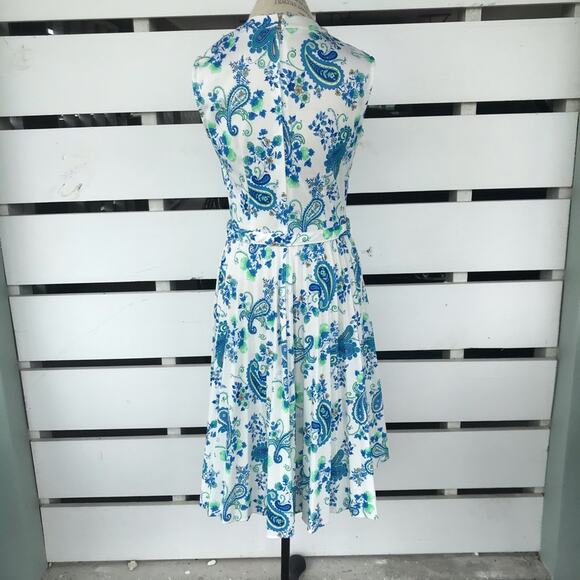 Vintage 50s 60s handmade dress with pleated swing skirt - Picture 2 of 11